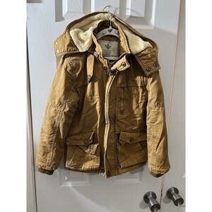 WenVen Boy's Winter Cotton Coat Warm Heavy Hooded Parka Jacket 6/7 XS